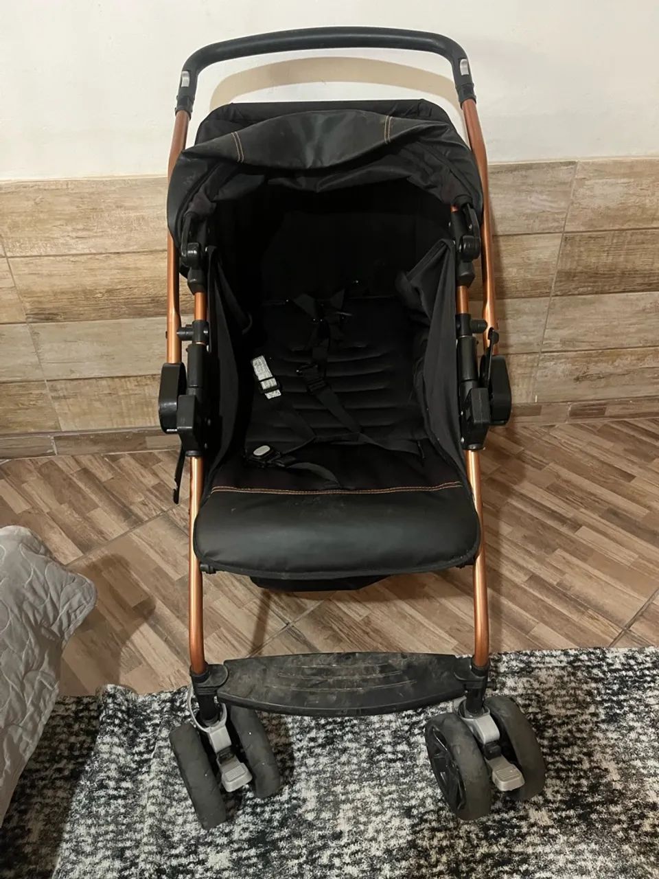 Carrinho de bebê e bebê conforto Burigotto  - Foto 4