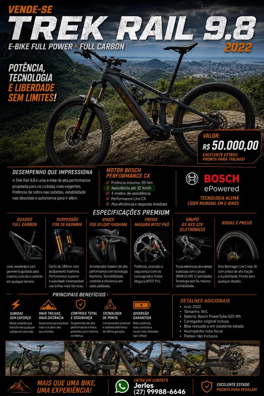 E-BIKE TREK RAIL 9.8  - Foto 3
