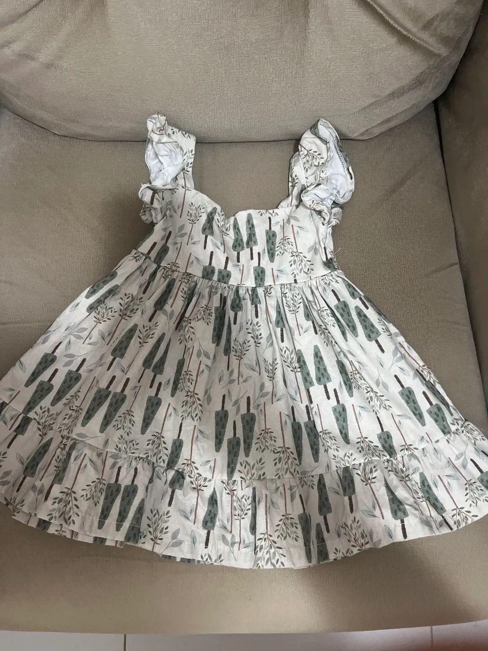 Vestido de bebê 3-6 meses