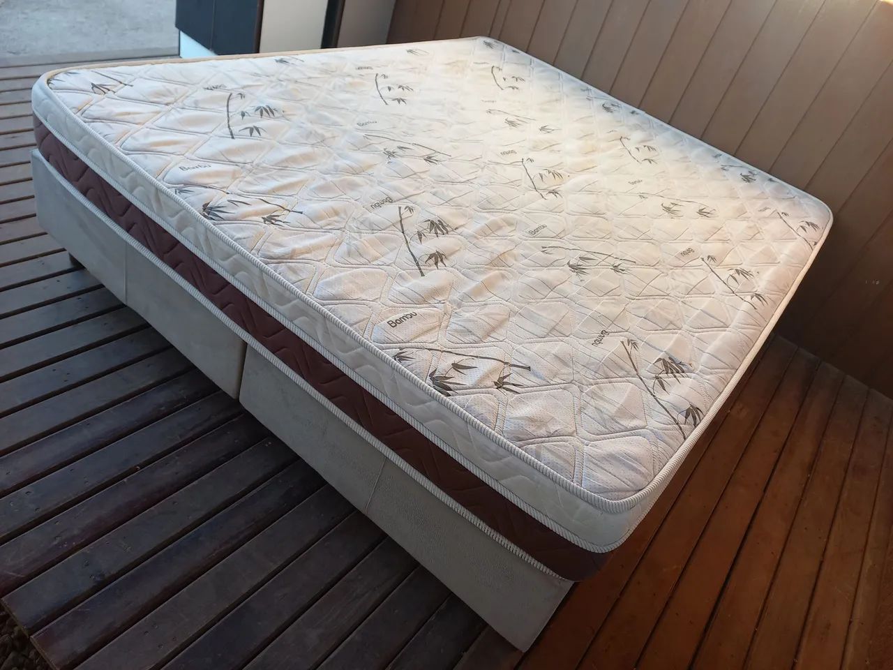 Vendo cama box Queen size - Foto 4