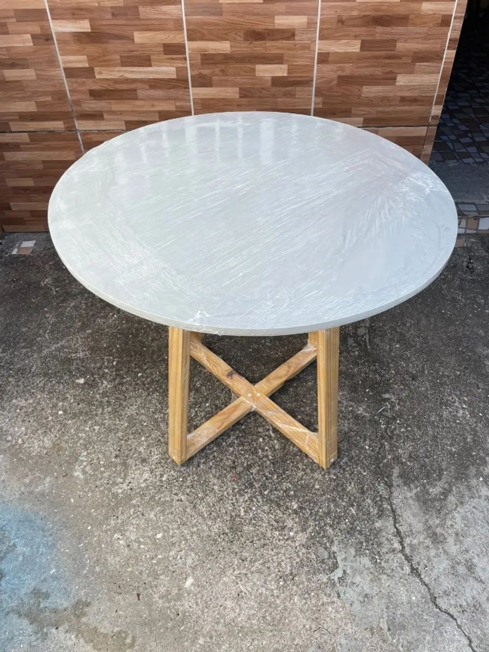 Mesa de Jantar Trançada Redonda - Foto 5