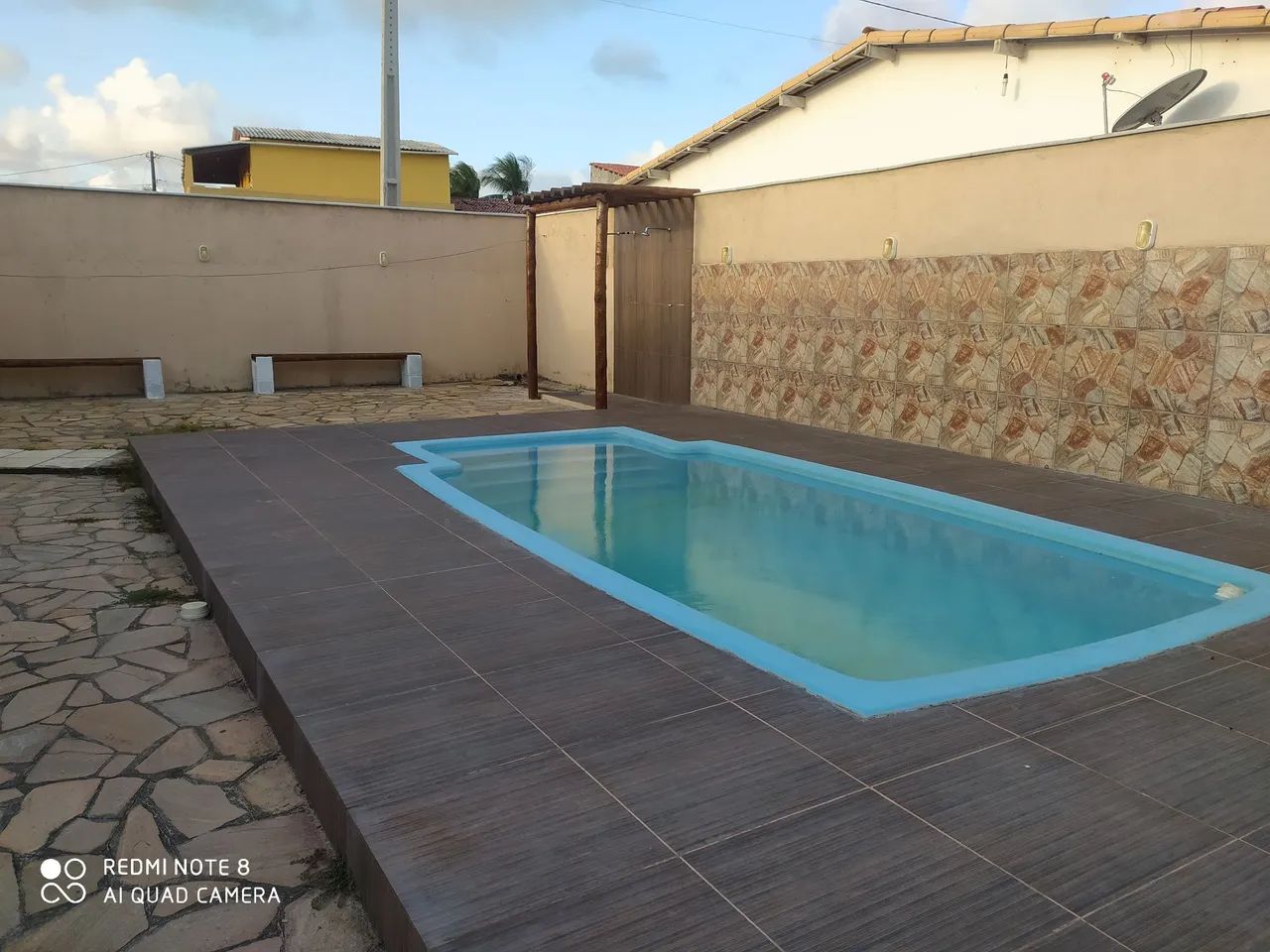 Casa de praia com piscina Camurupim.