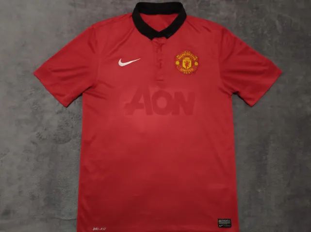 Camisa Oficial Manchester United Nike 2013-2014 #10 Rooney tamanho