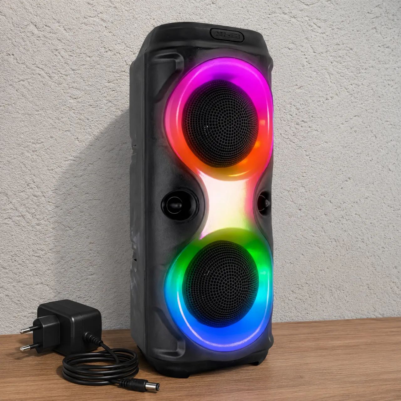 Caixa de som Bluetooth Portátil Com Led 30w