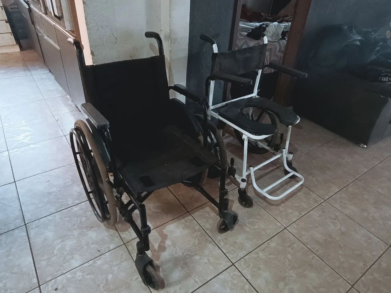Cadeira de rodas e banho 