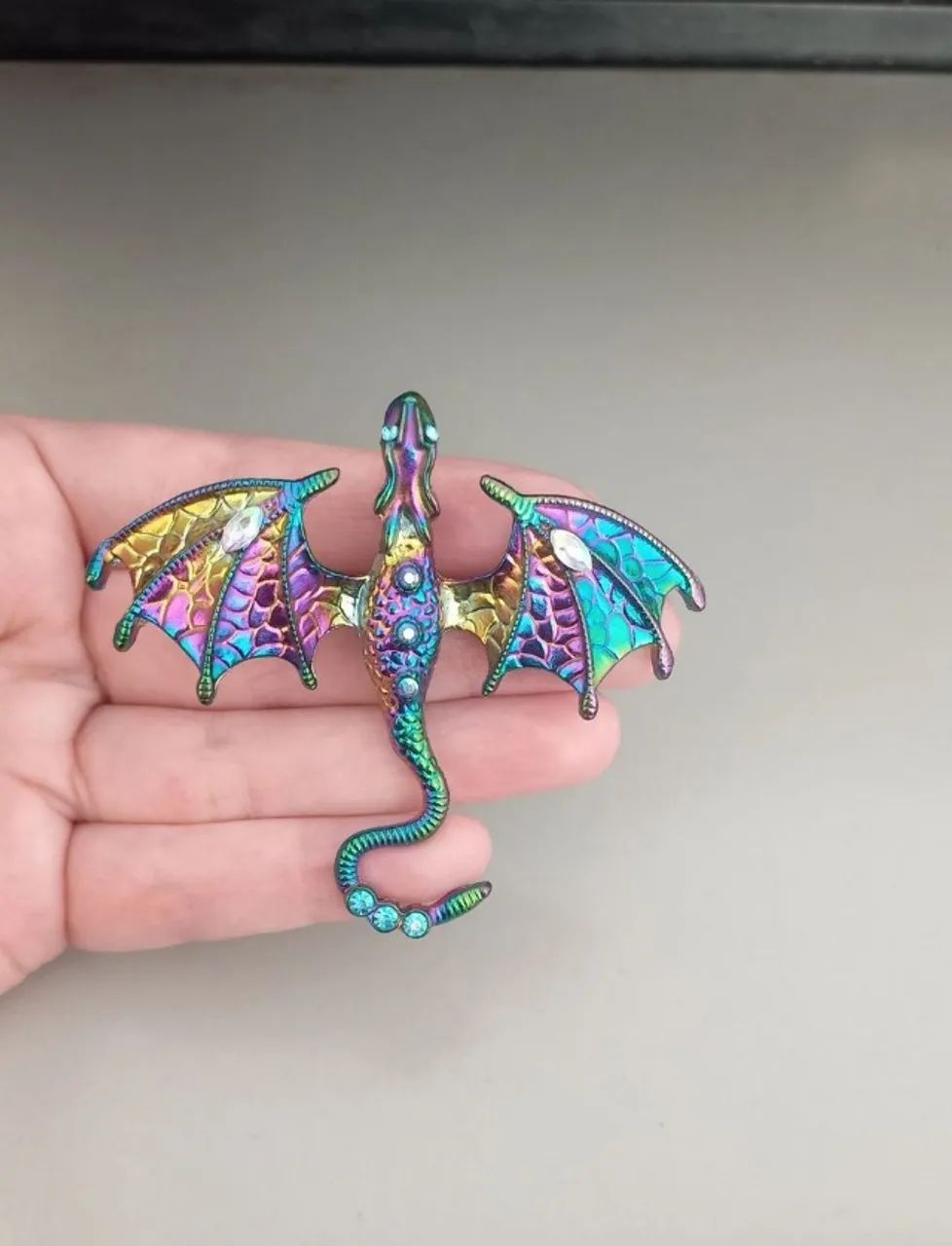 Broche de Dragão Colorido (novo) - Foto 3