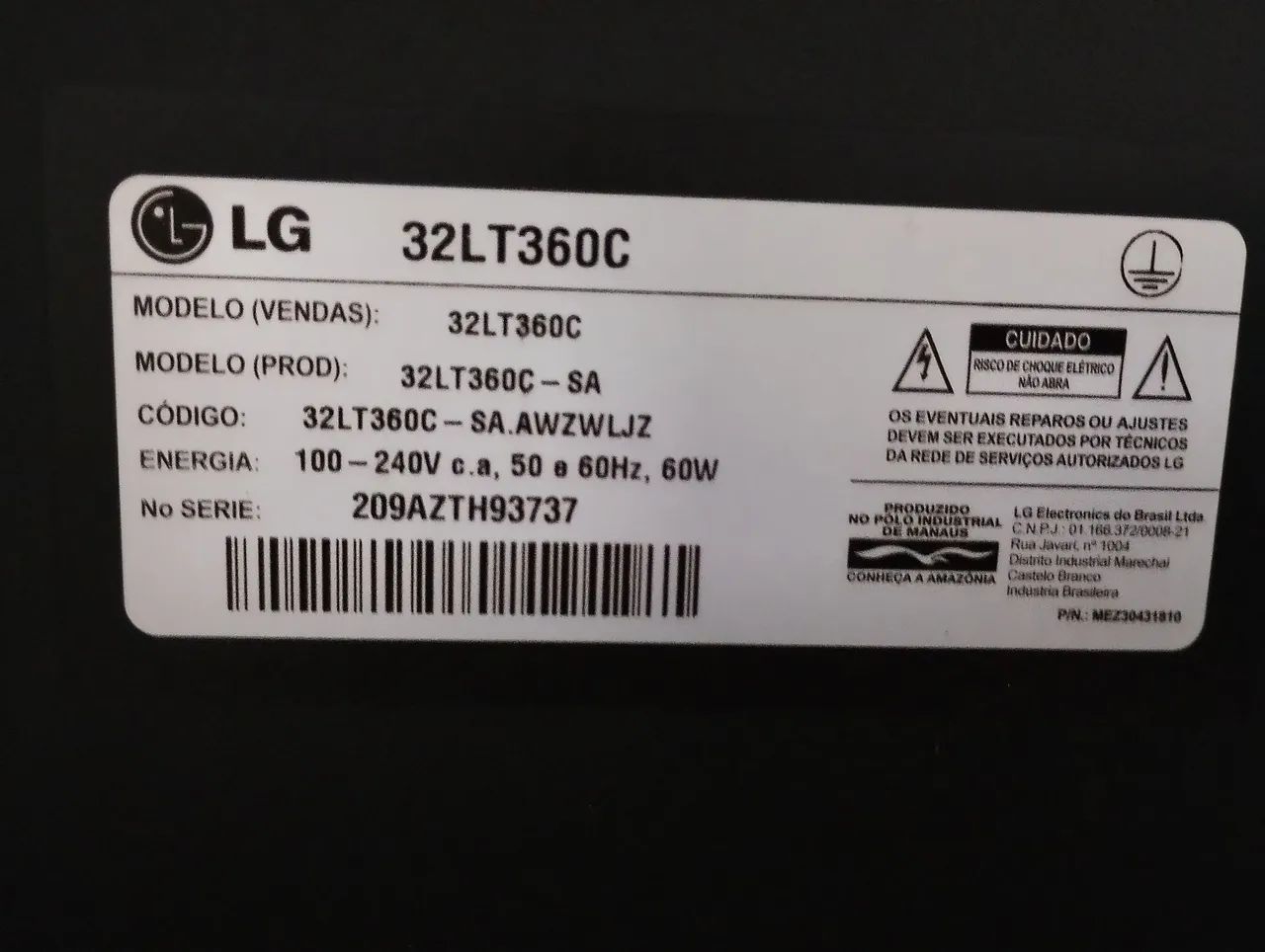 Tv LG 32 pol ( leia a descrição  - Foto 3