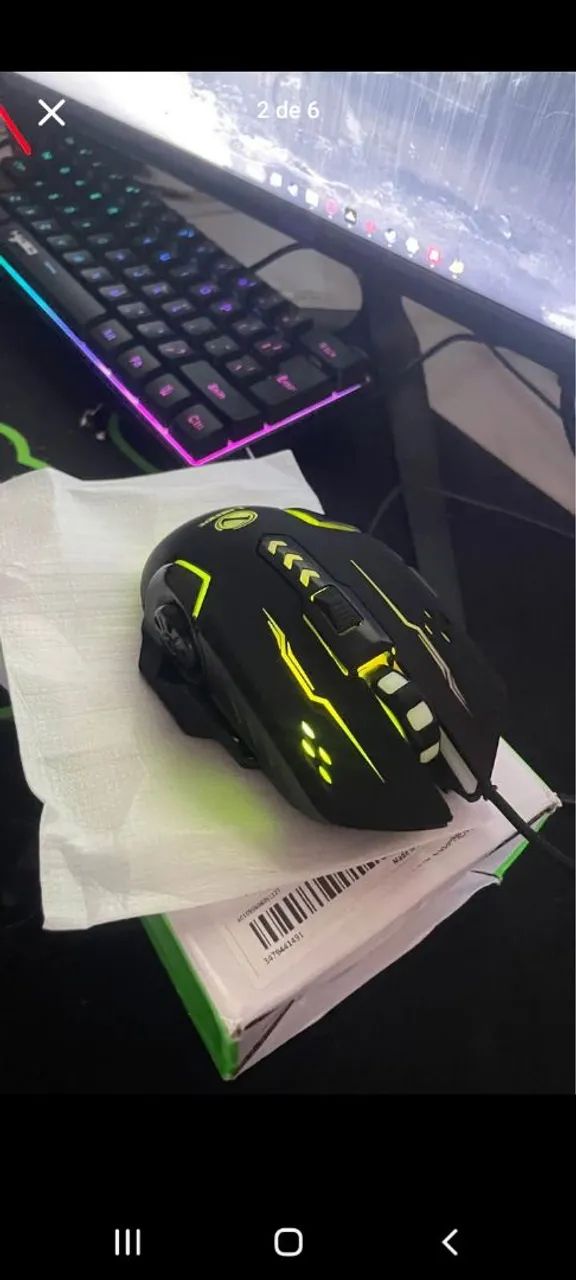 Mouse gamer RBG - Foto 2