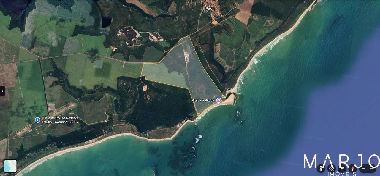 Terreno à beira mar em Poxim - Coruripe