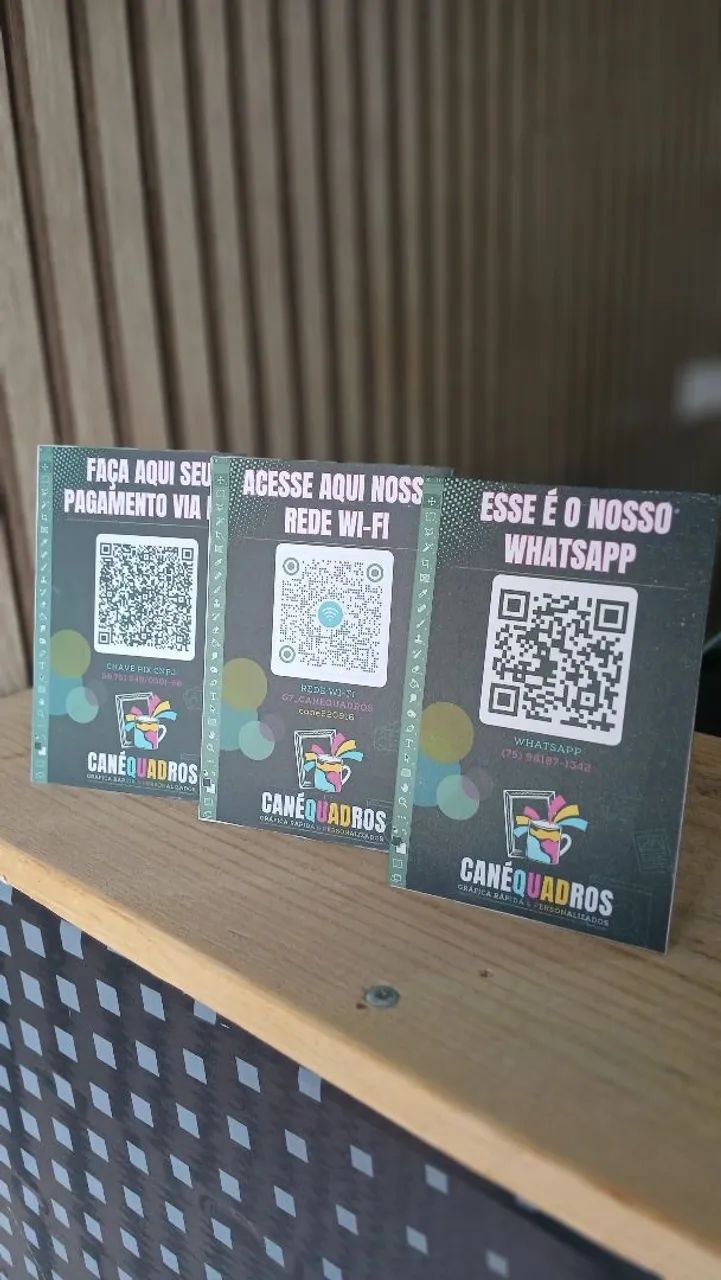 Plaquinhas PIX e de Conexões - Foto 4