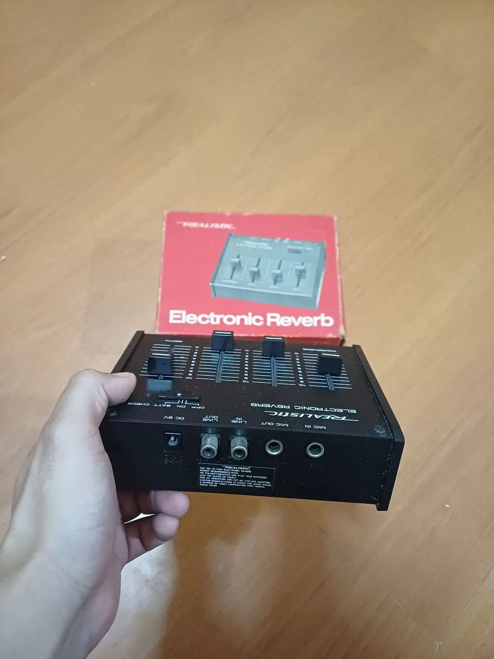 Eletronic Reverb Realistic (item vintage)  - Foto 3
