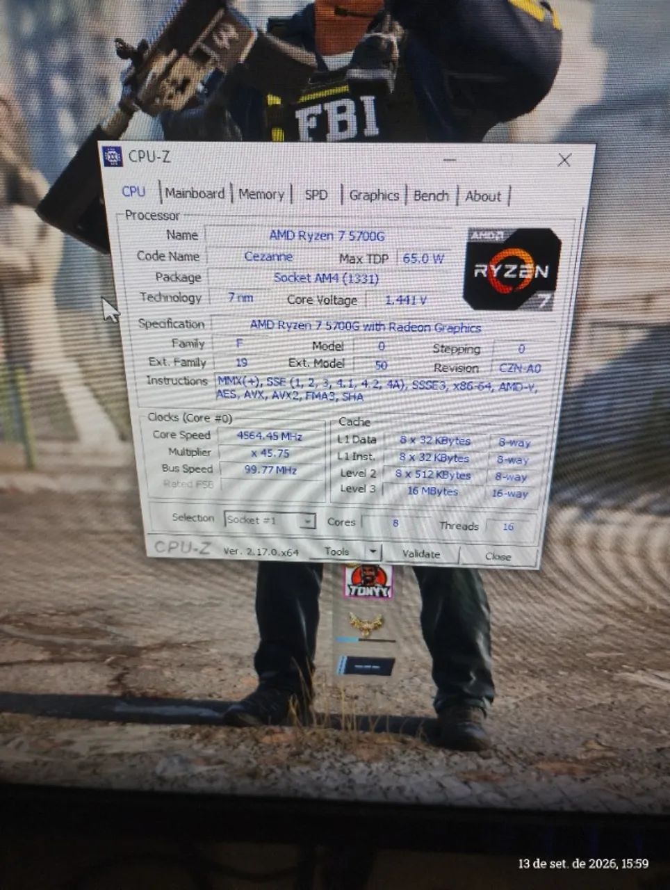 AMD Ryzen 7 5700G - Foto 3