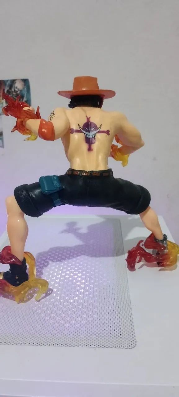 Action figure do Ace do anime One Piece - Foto 2