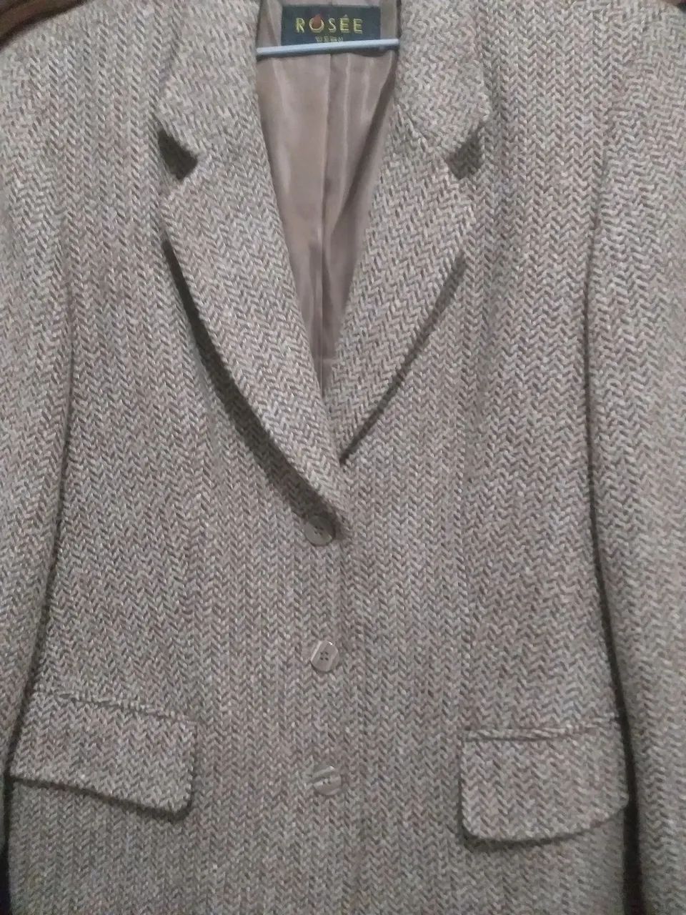 Blazer de lã 