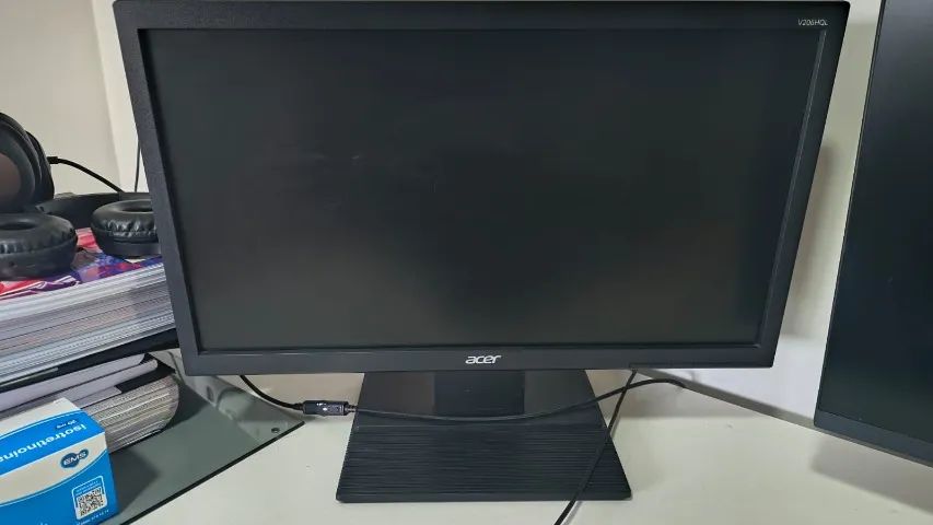 Monitor Acer V206HQL 19,5" polegadas, resolução Full HD (1920 × 1080)