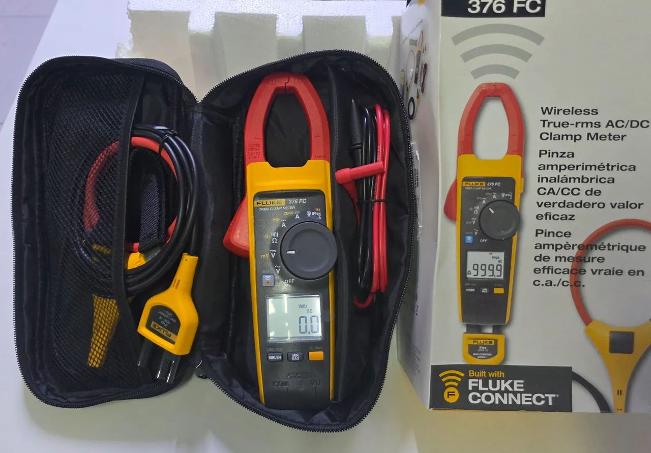VOLT-AMP DIGITAL FLUKE 376FC - NOVO. NA CAIXA - Foto 2