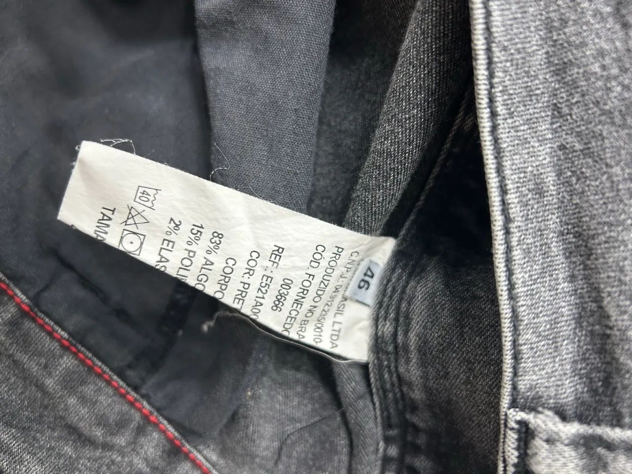 Calça jeans element preta tamanho 46 - Foto 5