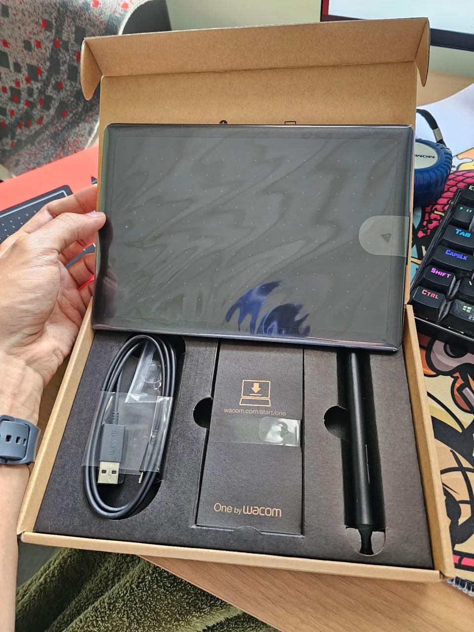 Mesa digitalizadora wacom CTL472 sem uso