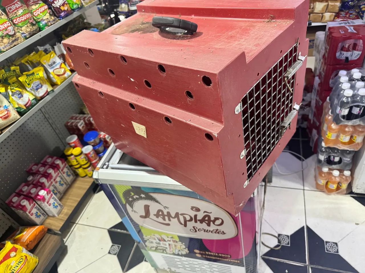 Gaiola de transporte reforçada 