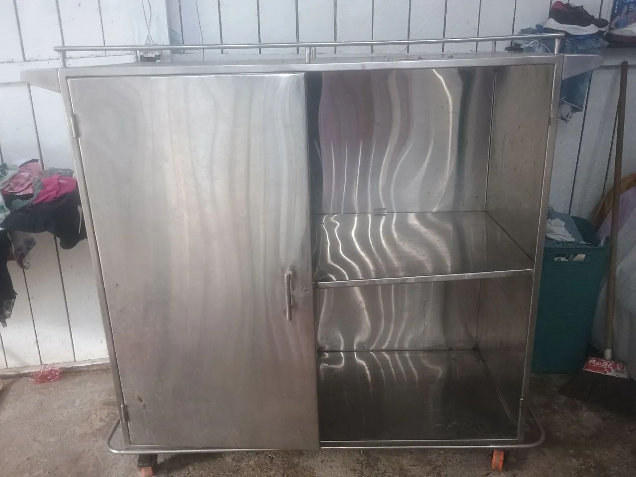 Armário hospitalar inox de rodinhas  - Foto 2
