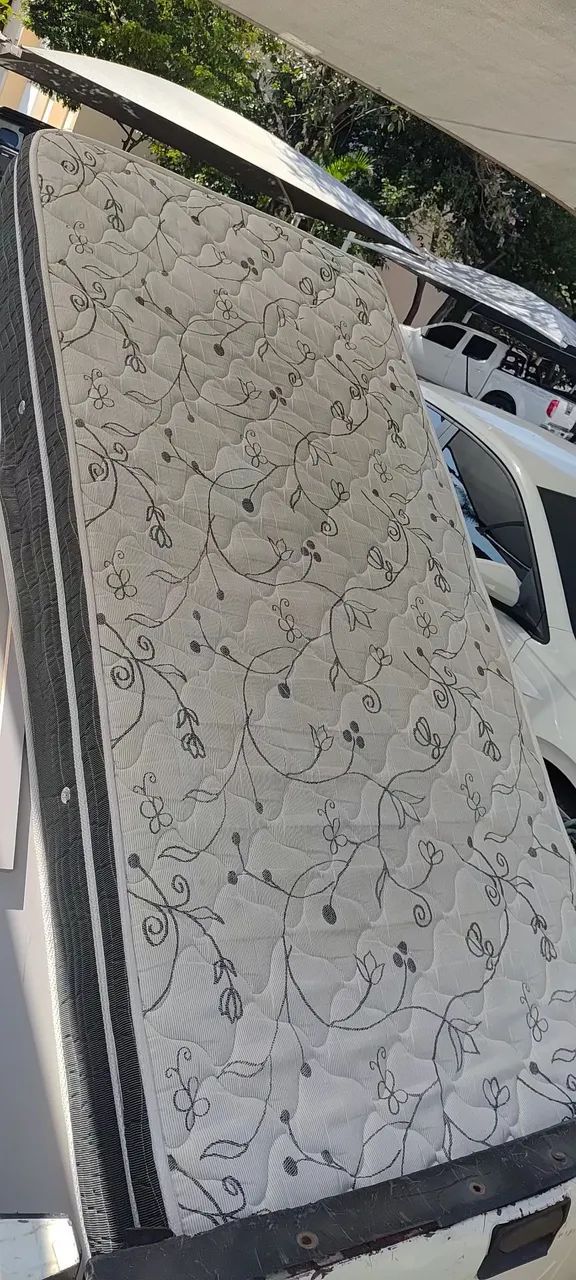 Cama Suspensa de madeira com colchão Ortobom - Foto 3