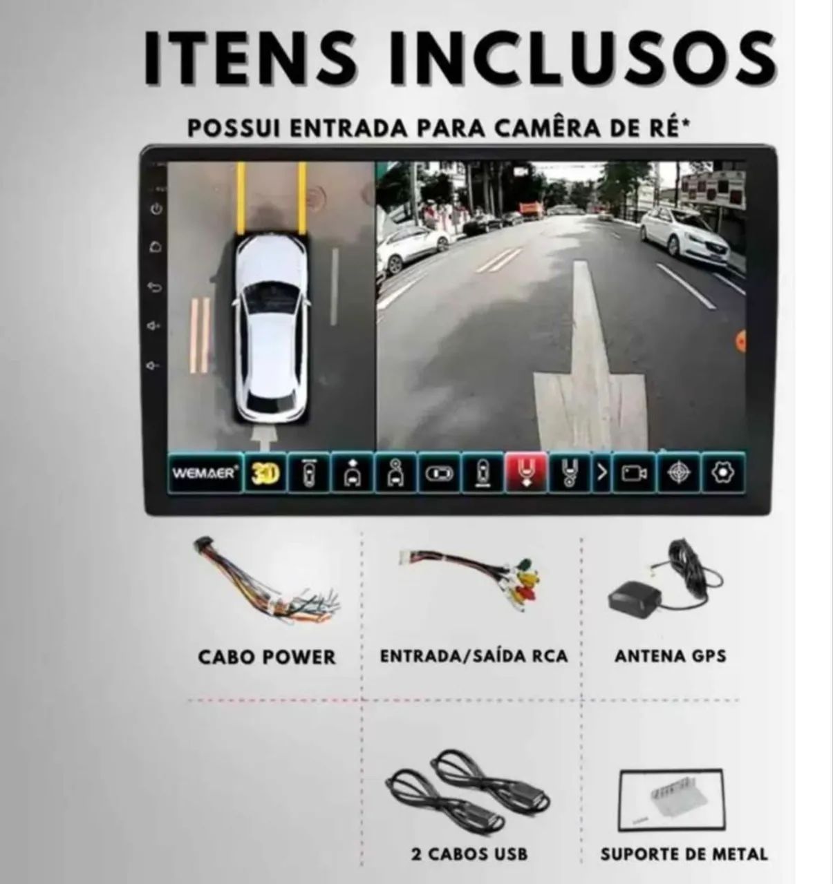 Multimídia 7" android (passo cartão) - Foto 5