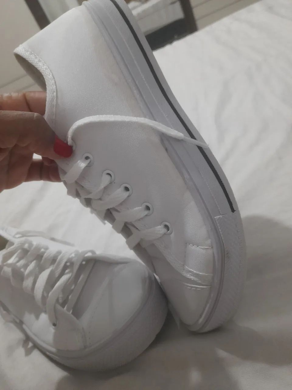 Tênis branco feminino  - Foto 2