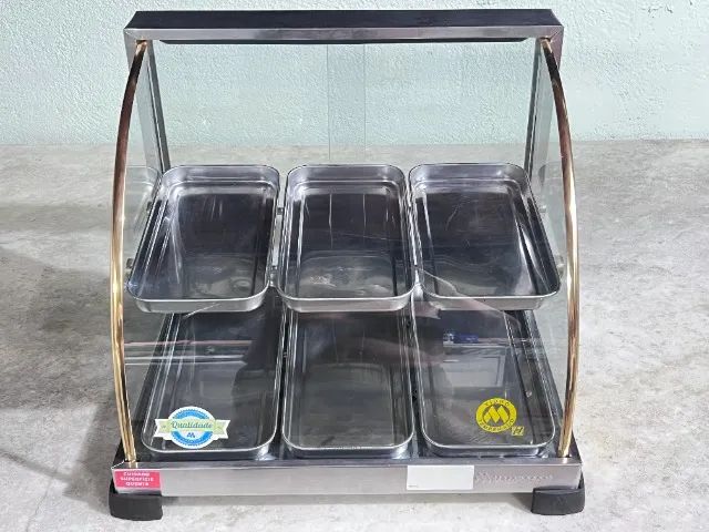 Estufa Quente Ouro Curva Dupla 6 Bandejas 220V Marchesoni