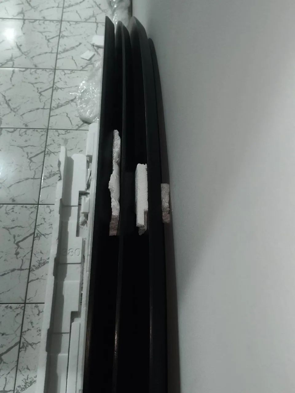 Mesa Oval (Black MDF) Escritório ou Jantar - Foto 4