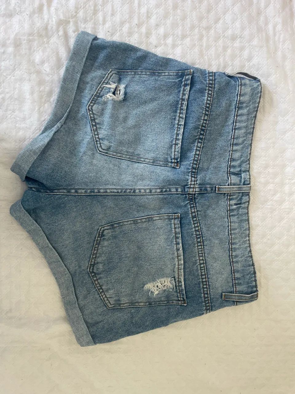 shorts jeans azul  - Foto 2