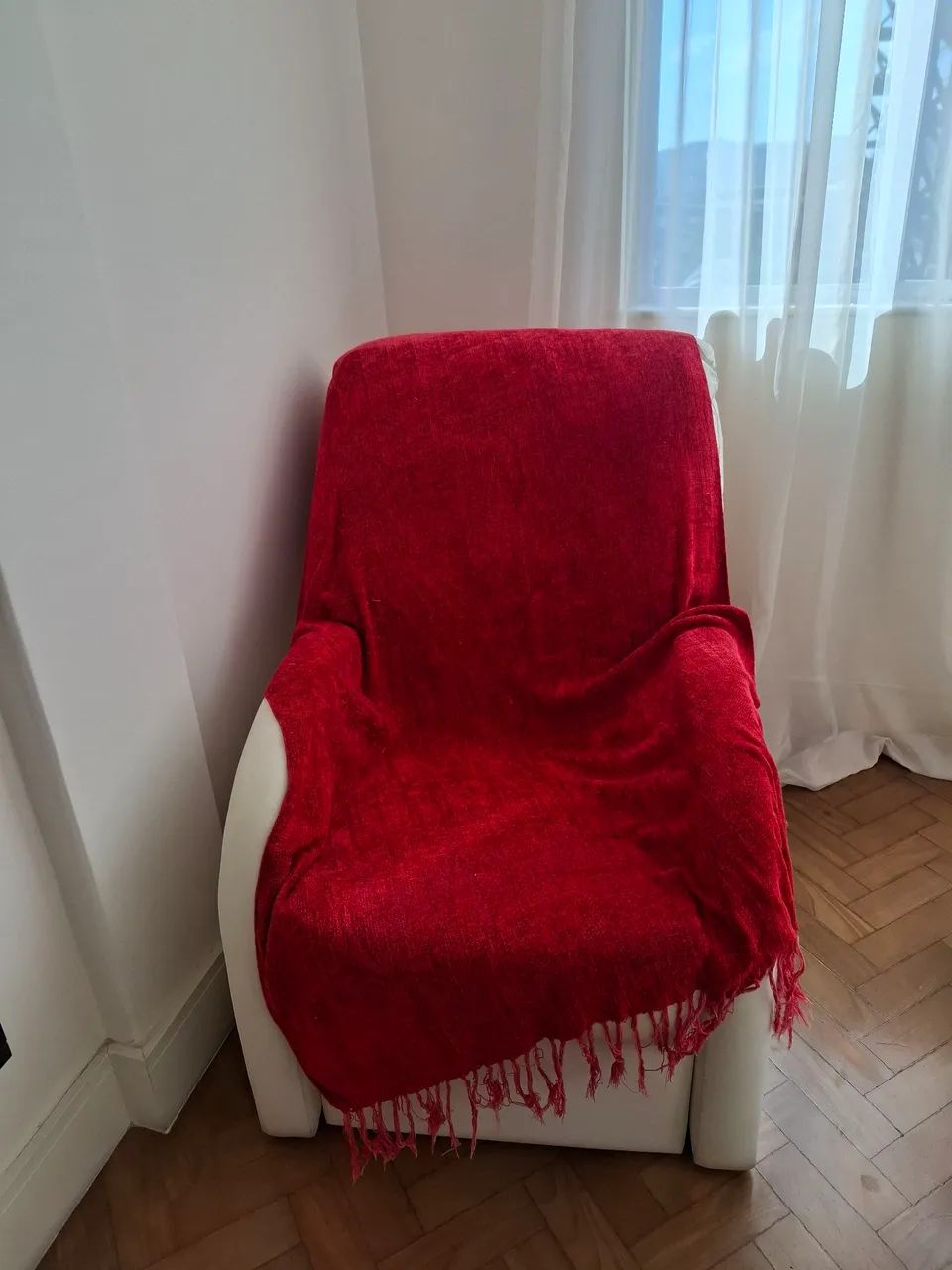 Poltrona Reclinável, Branca, Super confortável 