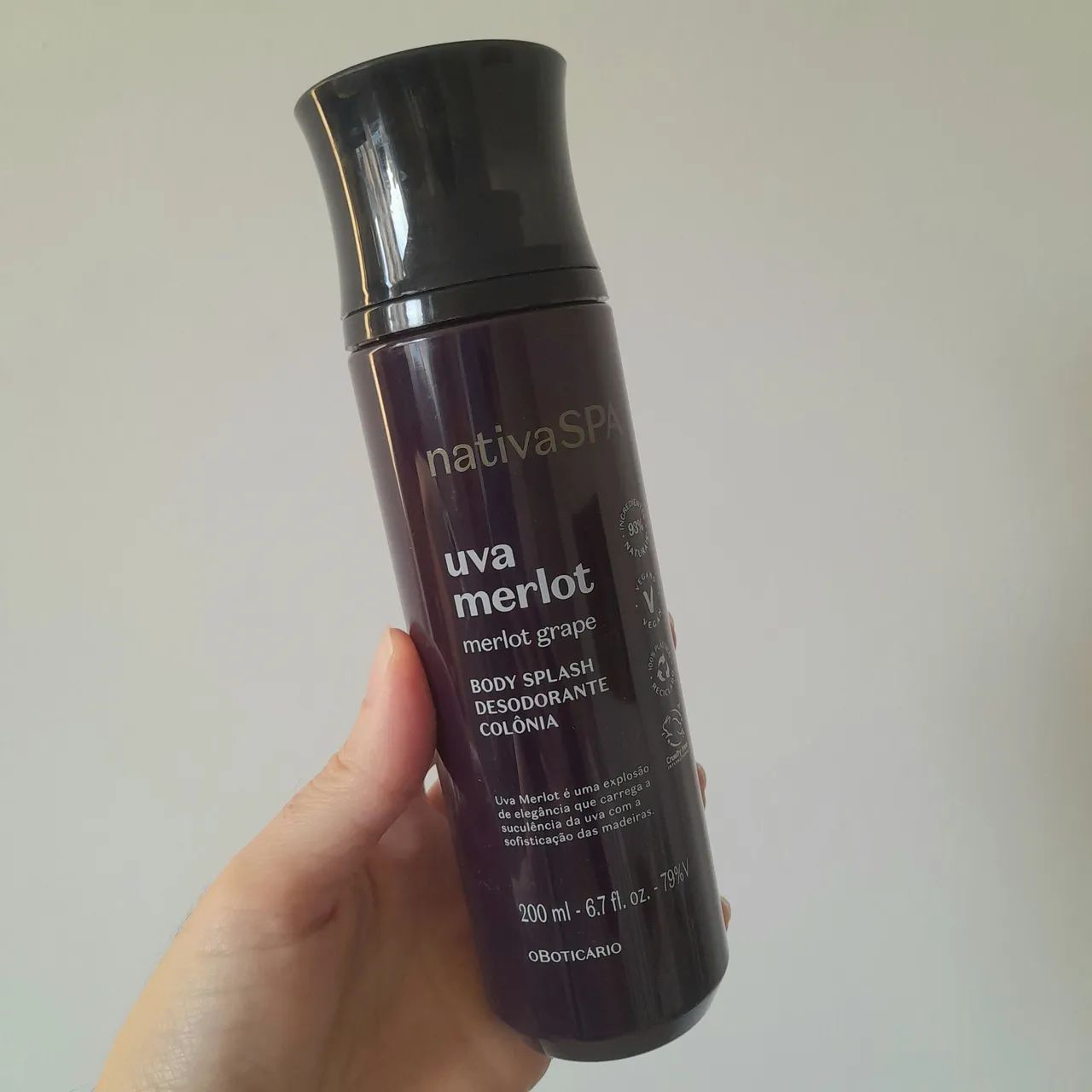 Body Splash Nativa Spa Uva Merlot