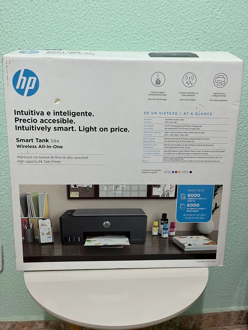 impressora HP Smart tank 584 - Foto 3