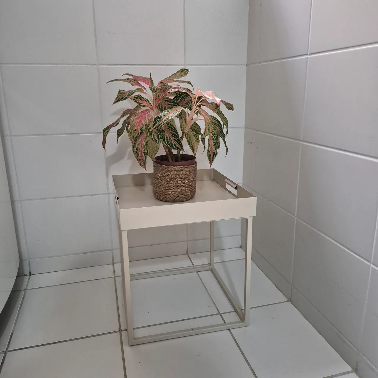 Mesa lateral em metal - Casa MinD 