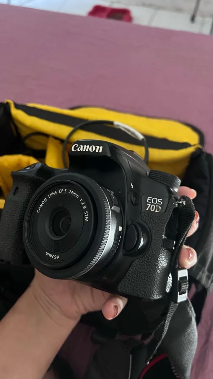 Câmera Cânon EOS 70D