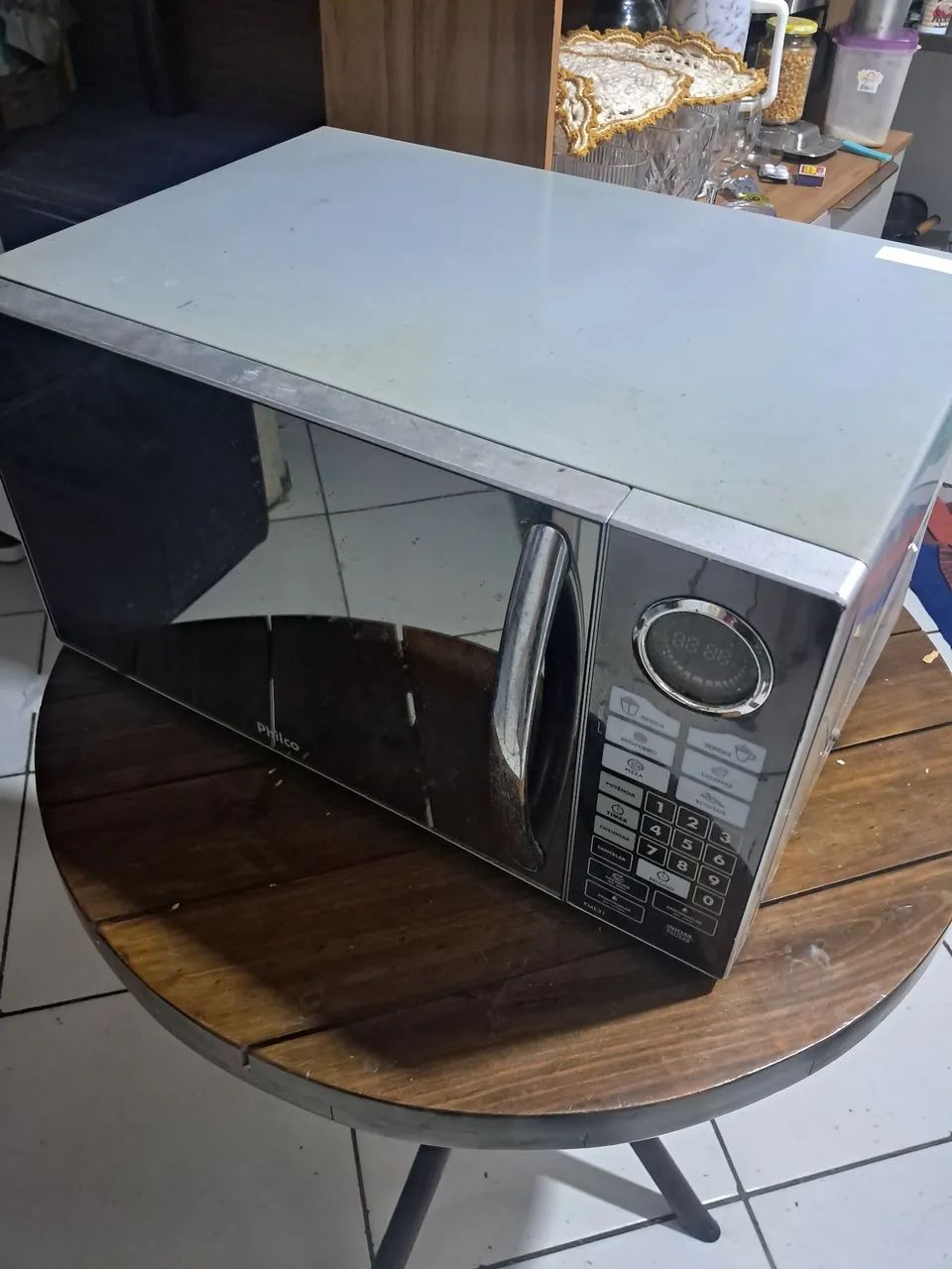 Micro-ondas philco espelhado 