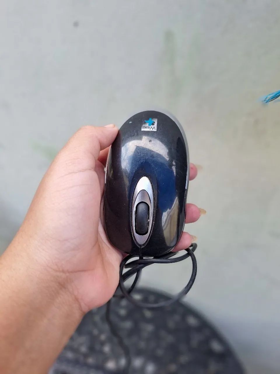 Mouse com fio barato - funcionando bem