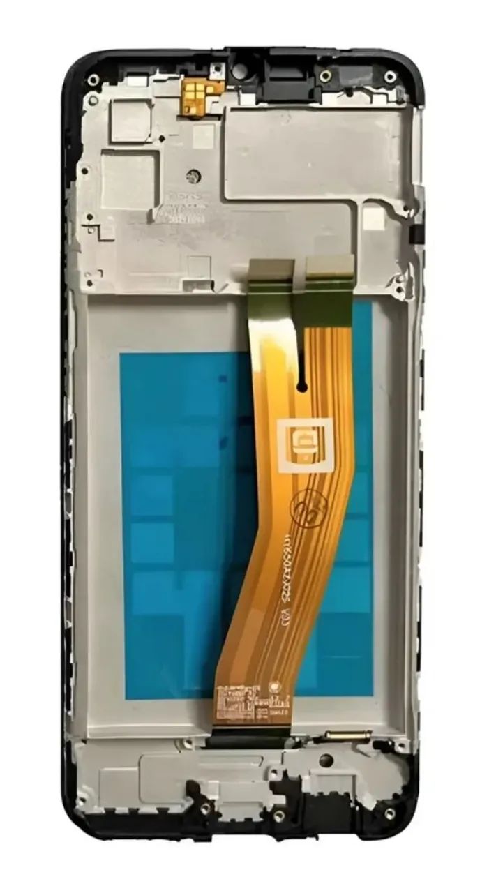 Tela Frontal Display Compatível A03 A035 Oled Com Aro