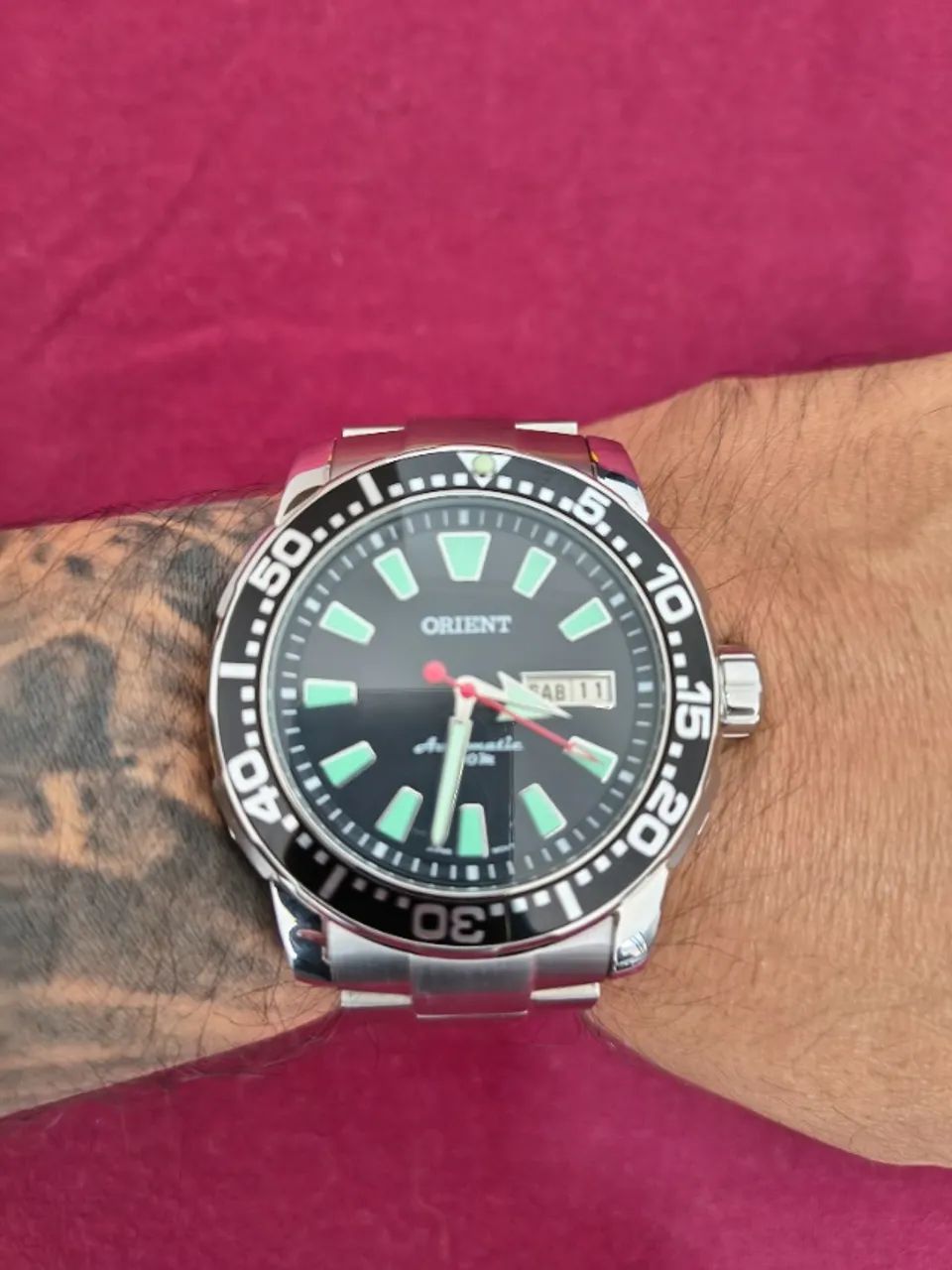 Relógio Orient Automático Poseidon 469SS039 - Sem Uso (Completo + NF) - Foto 5