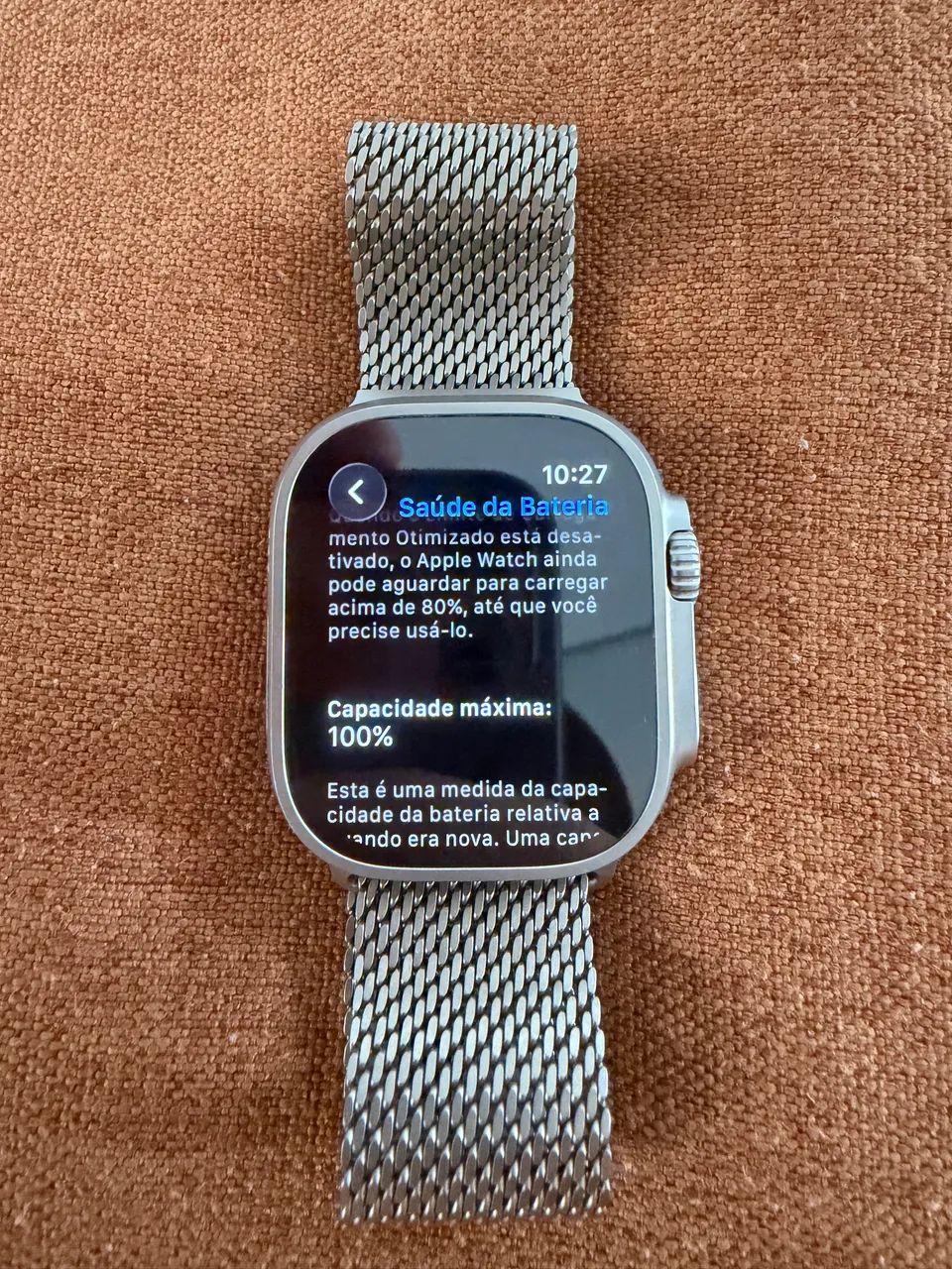 Apple Watch Ultra 3 49mm Natural Titanium Milanese Loop. - Foto 2