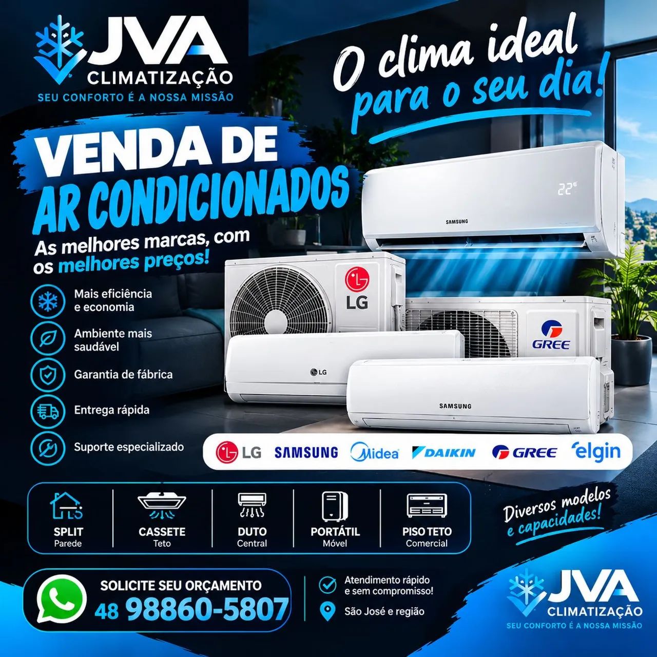 Venda de ar condicionado