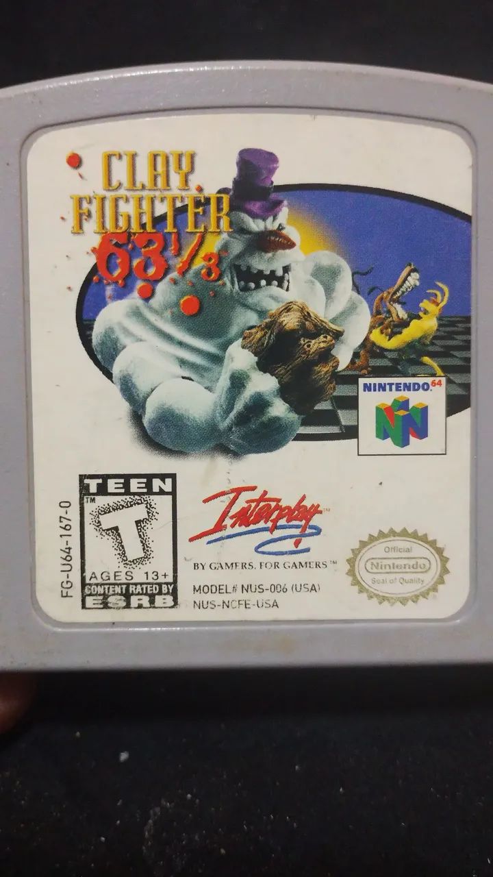 Clayfighter 63 1/3 Nintendo 64 - Jogos de Vídeo Game - Bacacheri