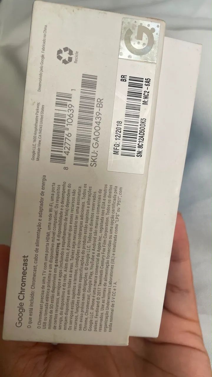 Google Chromecast 3 geração  - Foto 5