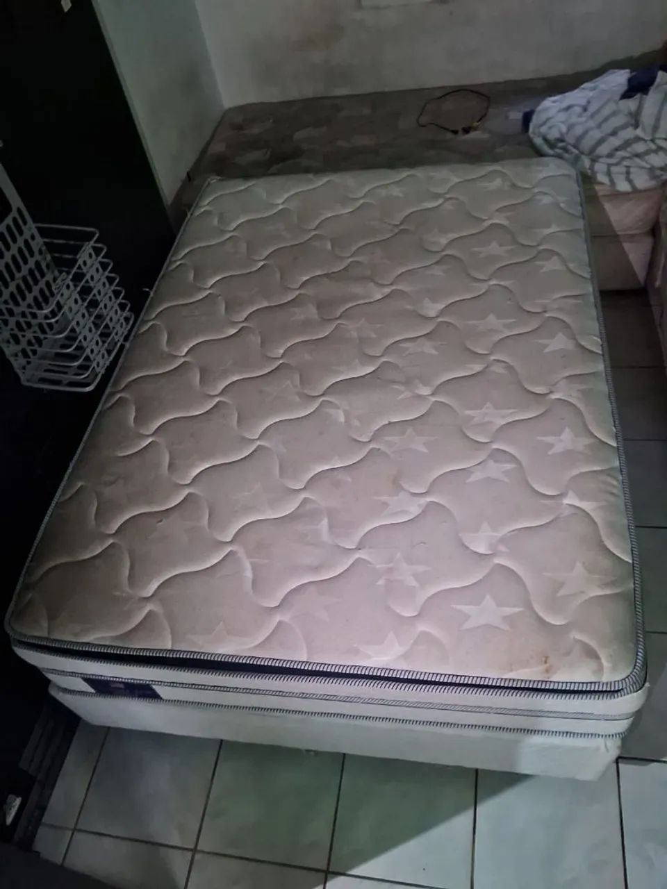 Cama Casal Colchão + Box Gazin Blue Diamond - Foto 2