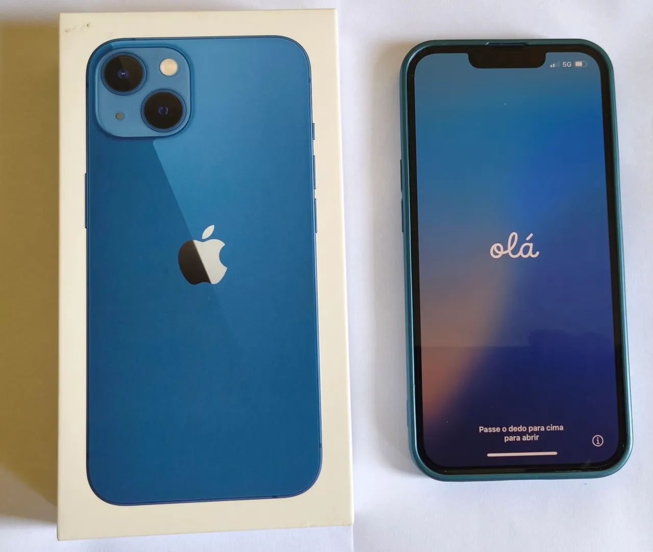 IPHONE 13 256GB AZUL - ESTADO DE ZERO - Celulares e Smartphones