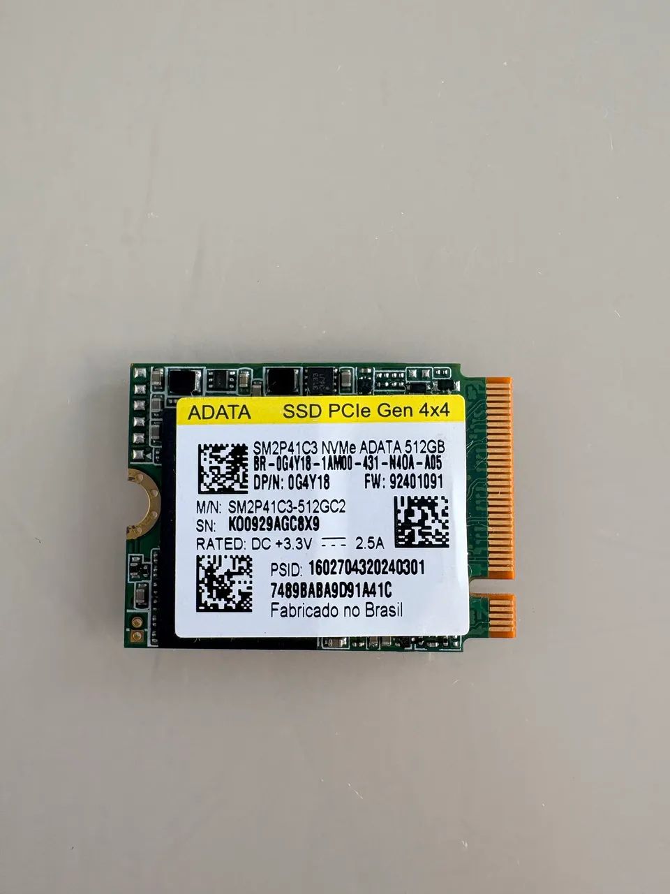 SSD NVMe 512GB M.2 2230 ADATA PCIe Gen 4x4 - Foto 2