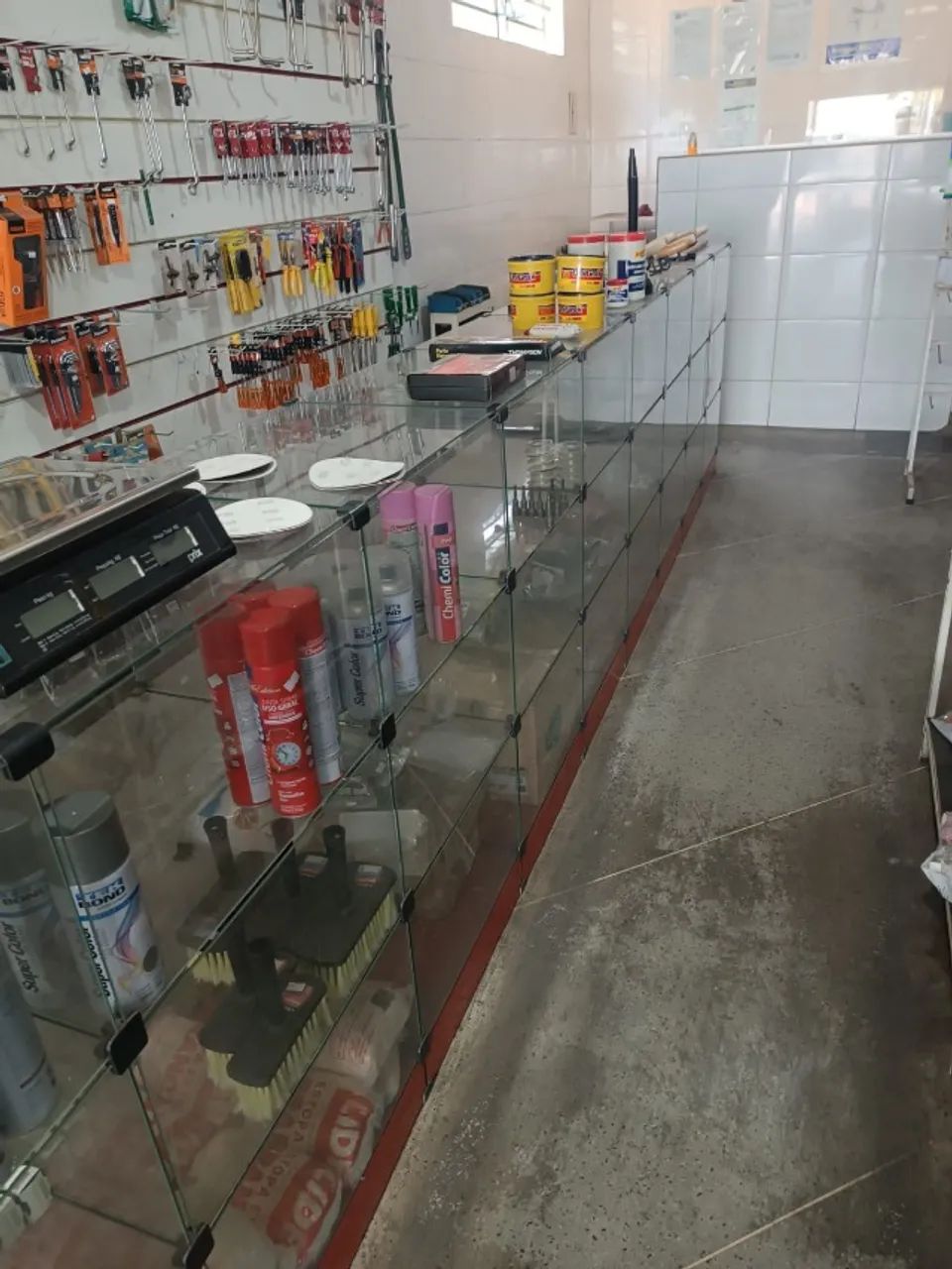 Balcão de vidro Expositor 