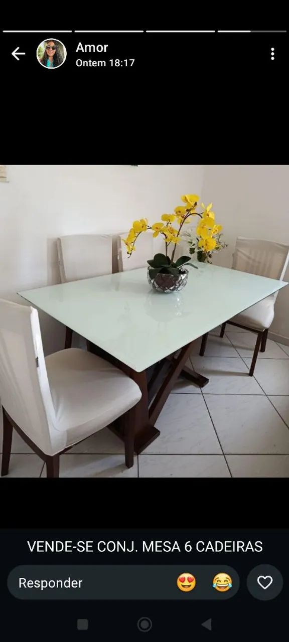 Mesa de jantar com 6 cadeiras  - Foto 5