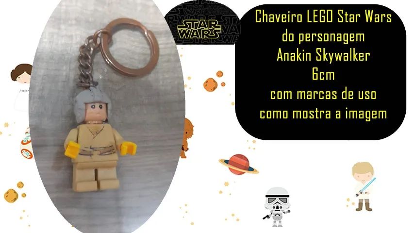 Chaveiro LEGO Star Wars do personagem Anakin Skywalker