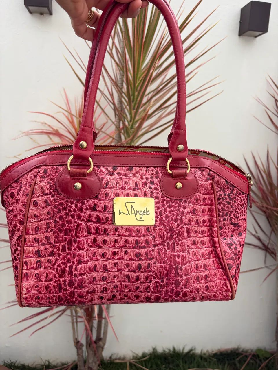 Bolsa social couro legítimo 